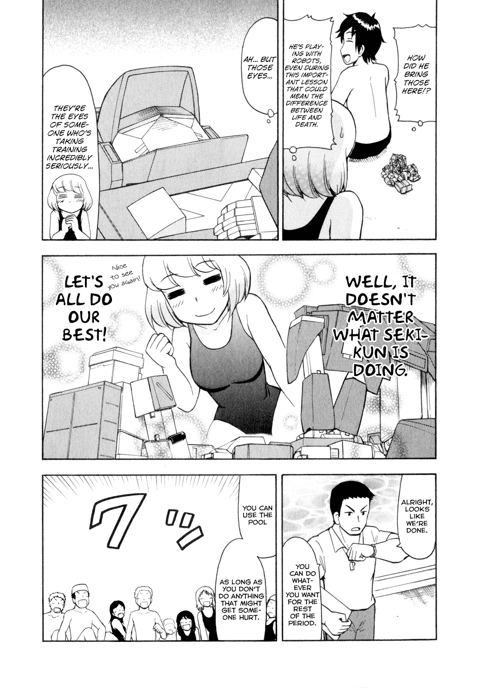 Tonari no Seki-kun Chapter 26.2 page 4 - Chapter 26 v2 : 26th Period