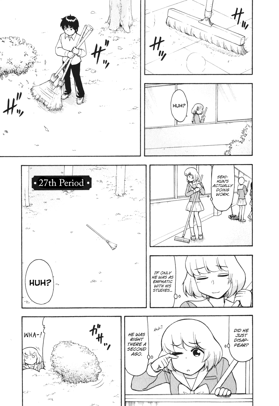 Tonari no Seki-kun Chapter 27.2 page 2 - Chapter 27 v2 : 27th Period