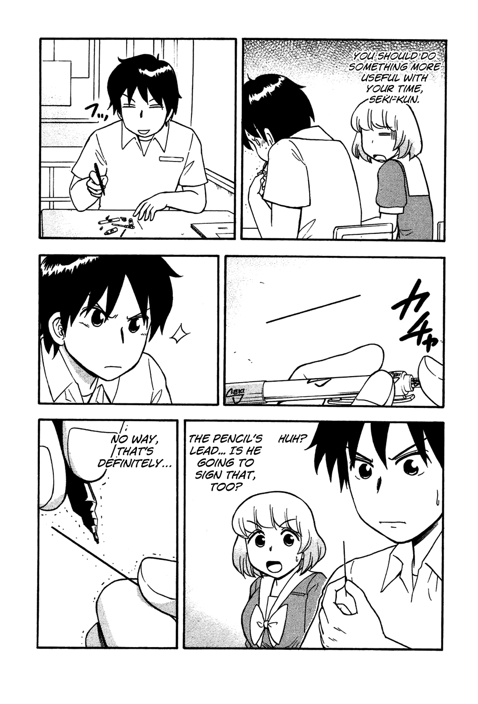 Tonari no Seki-kun Chapter 43.2 page 12 - Chapter 43 v2 : 43rd Period