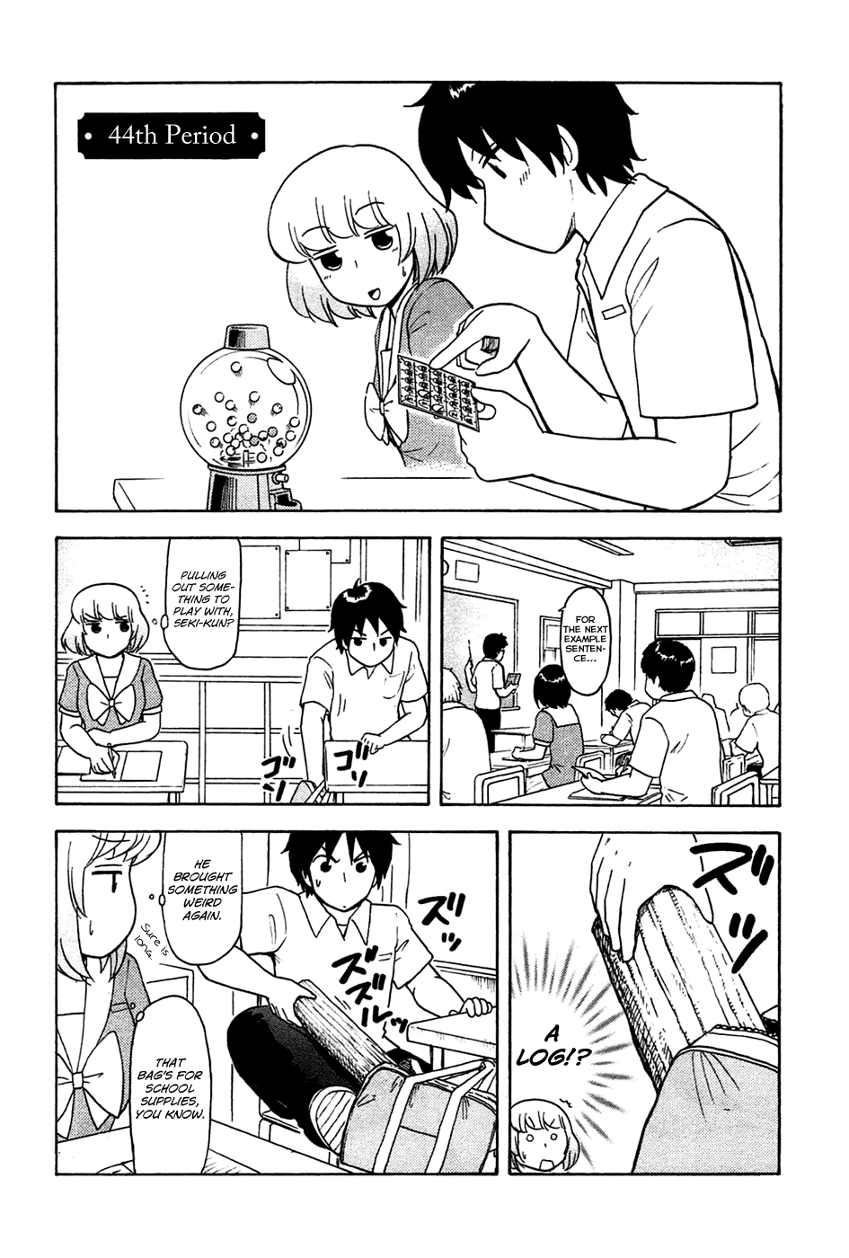Tonari no Seki-kun Chapter 44.2 page 2 - Chapter 44 v2 : 44th Period