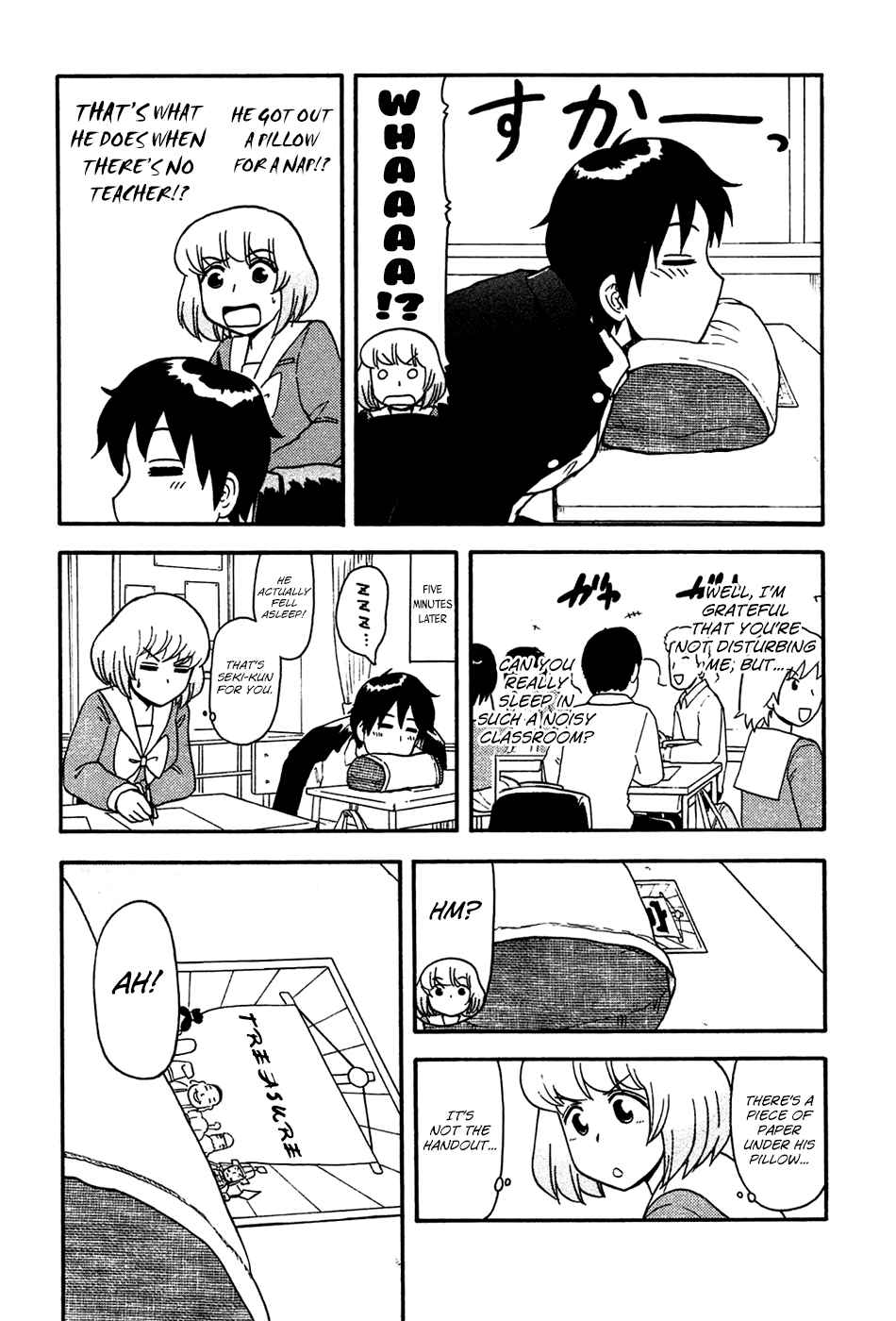 Tonari no Seki-kun Chapter 51.2 page 3 - Chapter 51 v2 : 51st Period