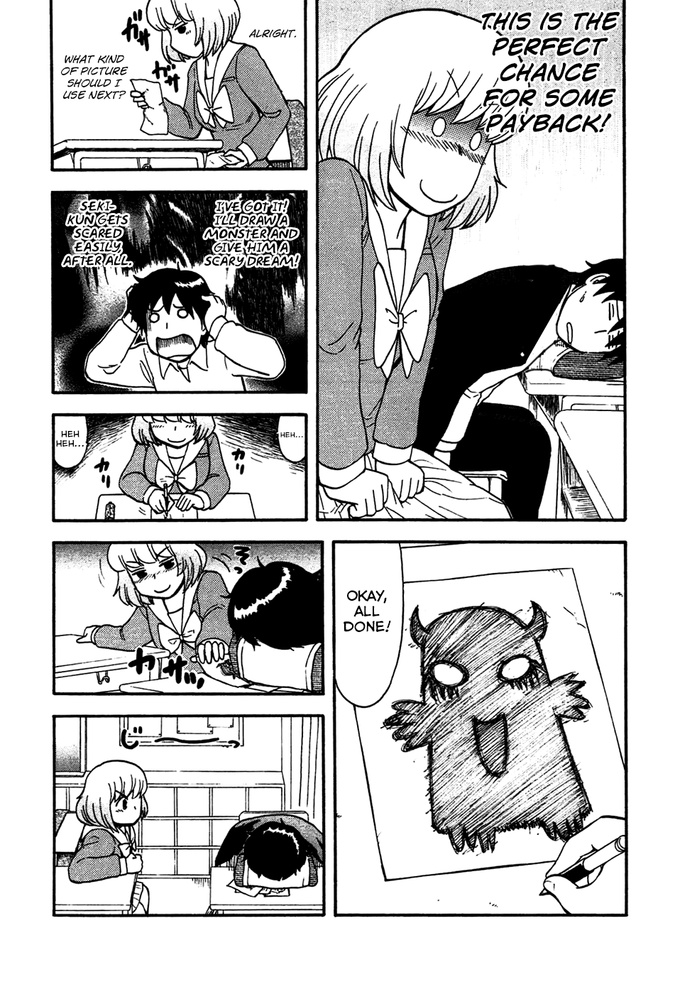 Tonari no Seki-kun Chapter 51.2 page 8 - Chapter 51 v2 : 51st Period