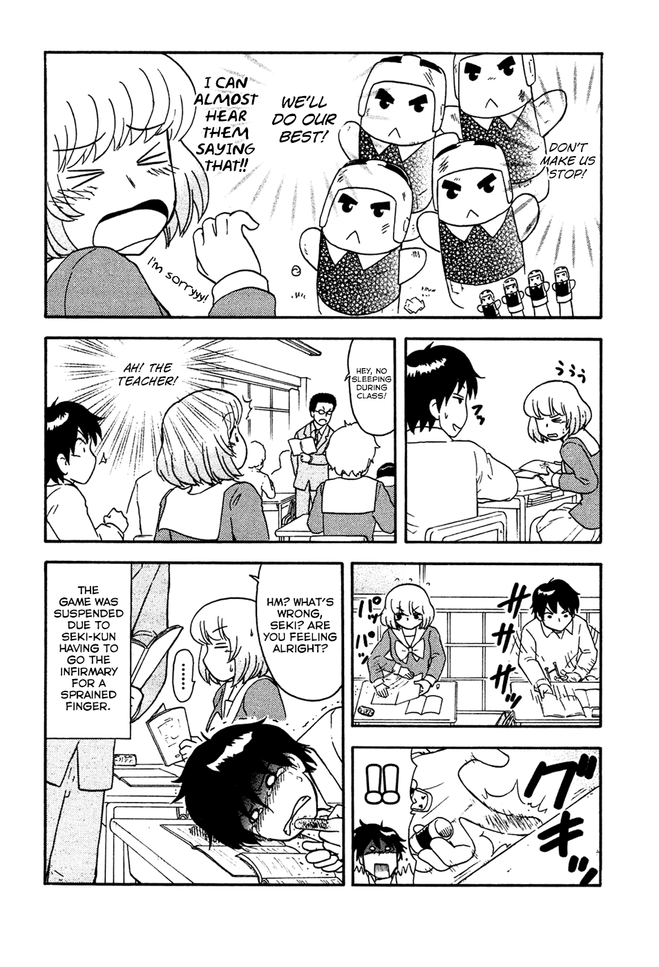 Tonari no Seki-kun Chapter 54.2 page 10 - Chapter 54 v2 : 54th Period