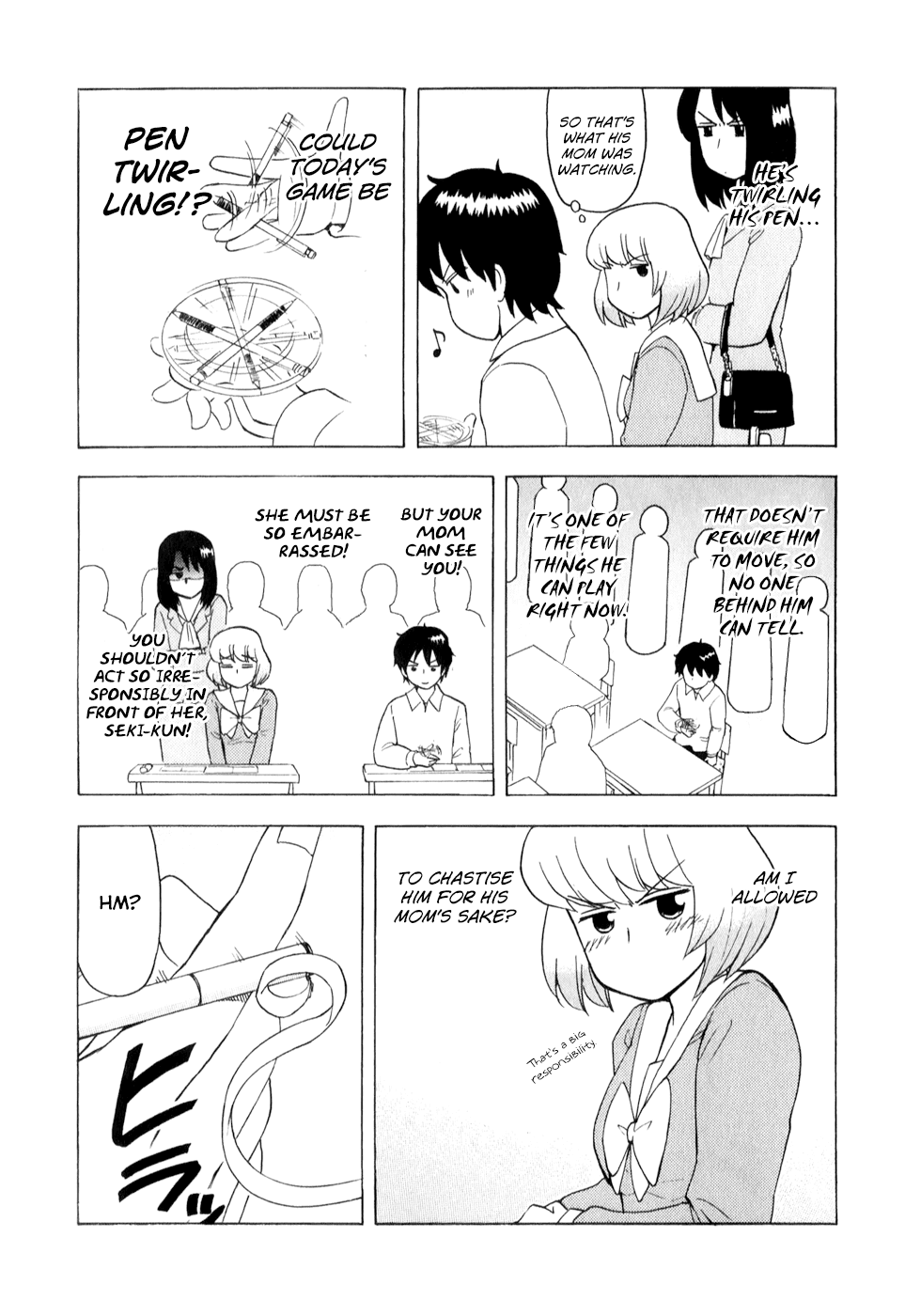 Tonari no Seki-kun Chapter 60.2 page 5 - Chapter 60 v2 : 60th Period