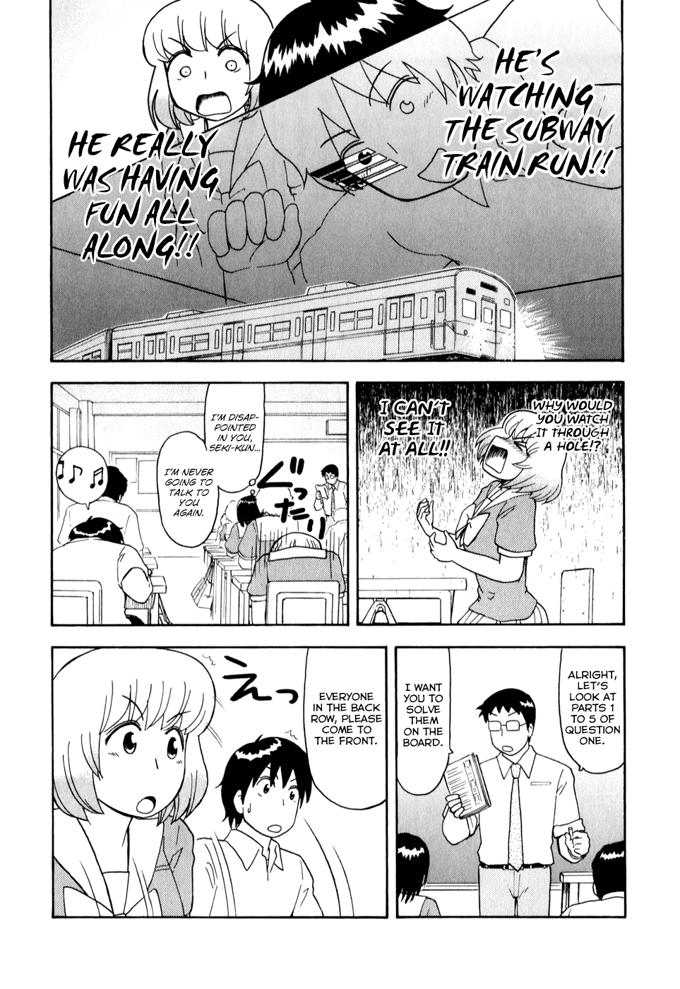 Tonari no Seki-kun Chapter 63.2 page 8 - Chapter 63 v2 : 63rd Period