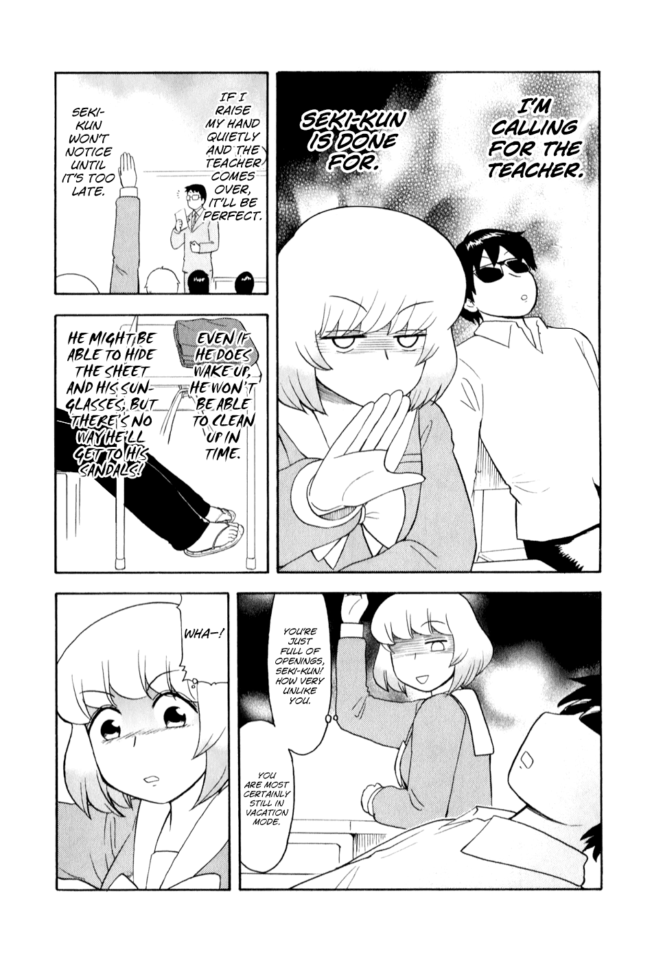 Tonari no Seki-kun Chapter 69.2 page 13 - Chapter 69 v2 : 69th Period