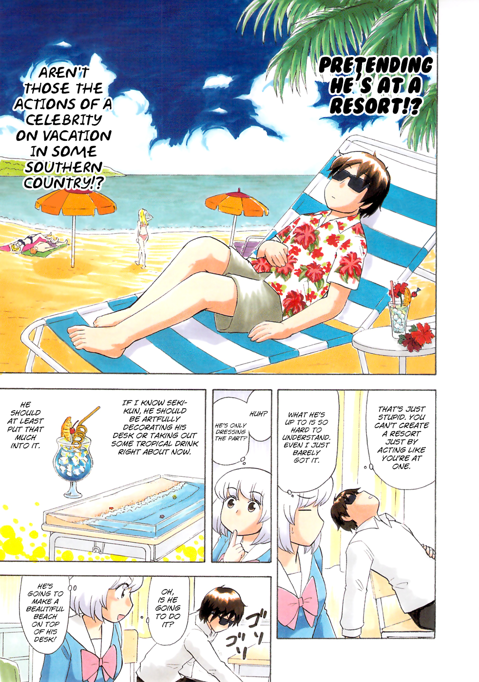 Tonari no Seki-kun Chapter 69.2 page 8 - Chapter 69 v2 : 69th Period