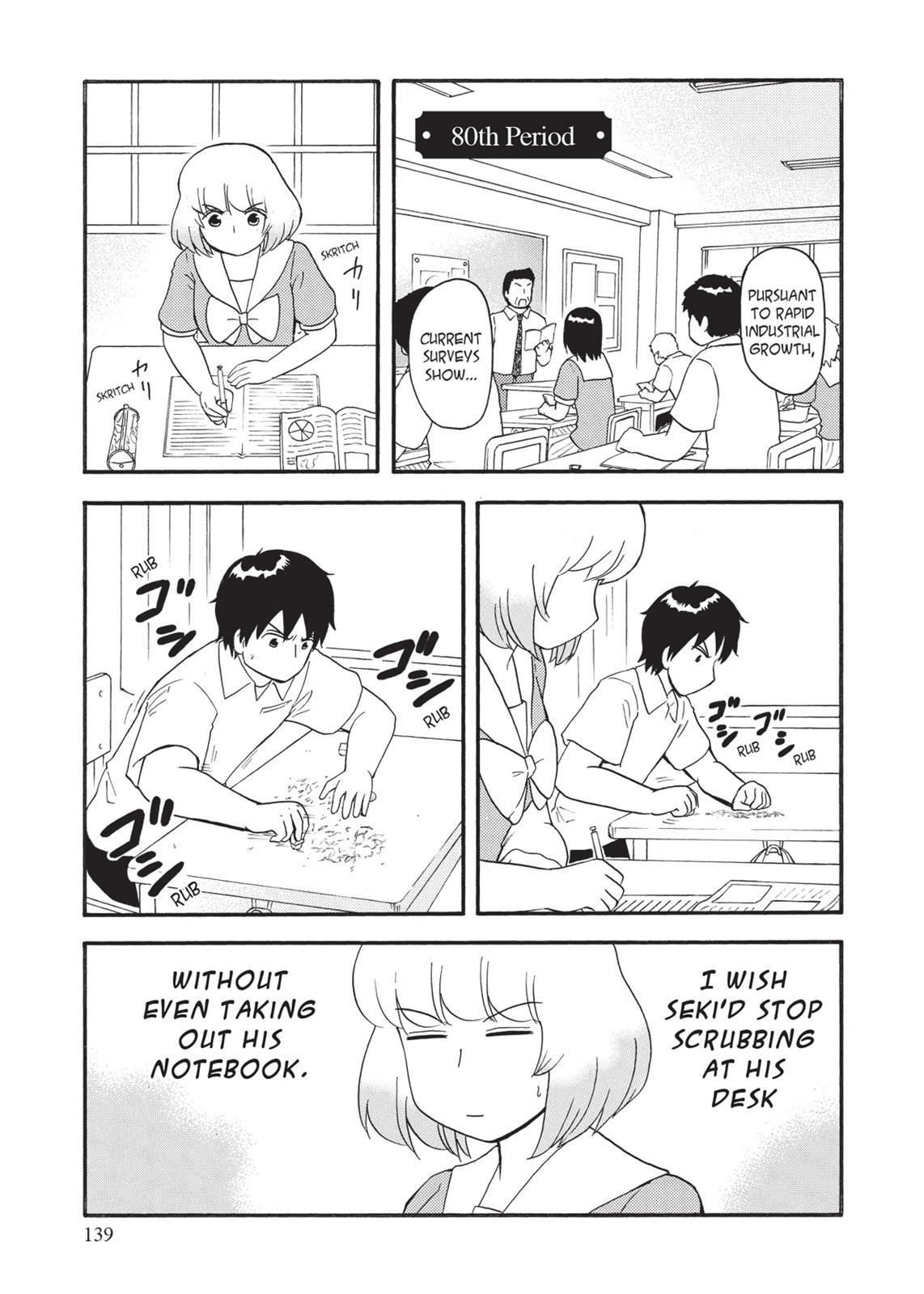 Tonari no Seki-kun Chapter 80 page 1 - Chapter 80