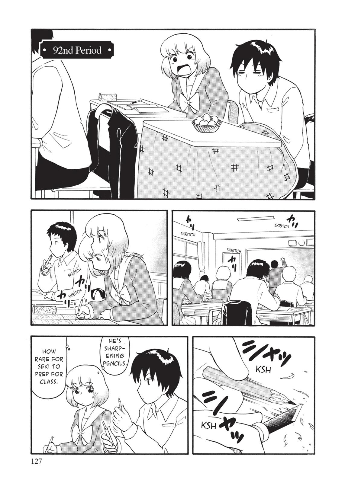 Tonari no Seki-kun Chapter 92 page 1 - Chapter 92