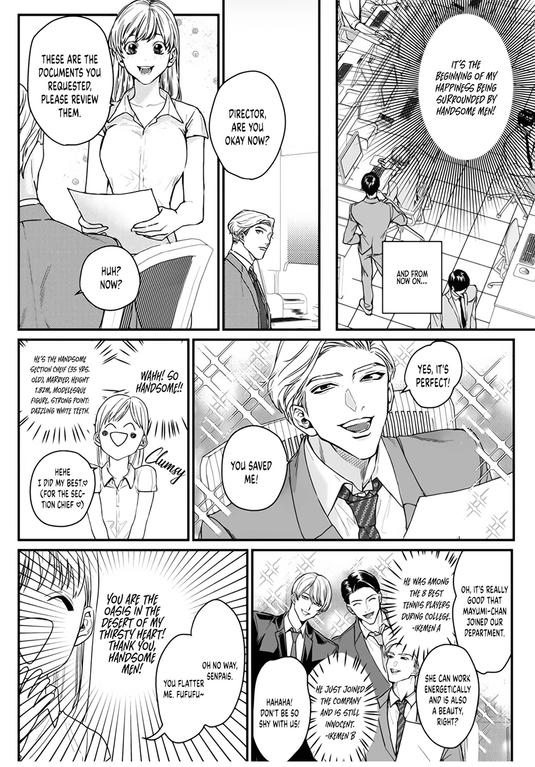 Tonari no Seki no Hen na Senpai Chapter 1 page 6 - Chapter 1