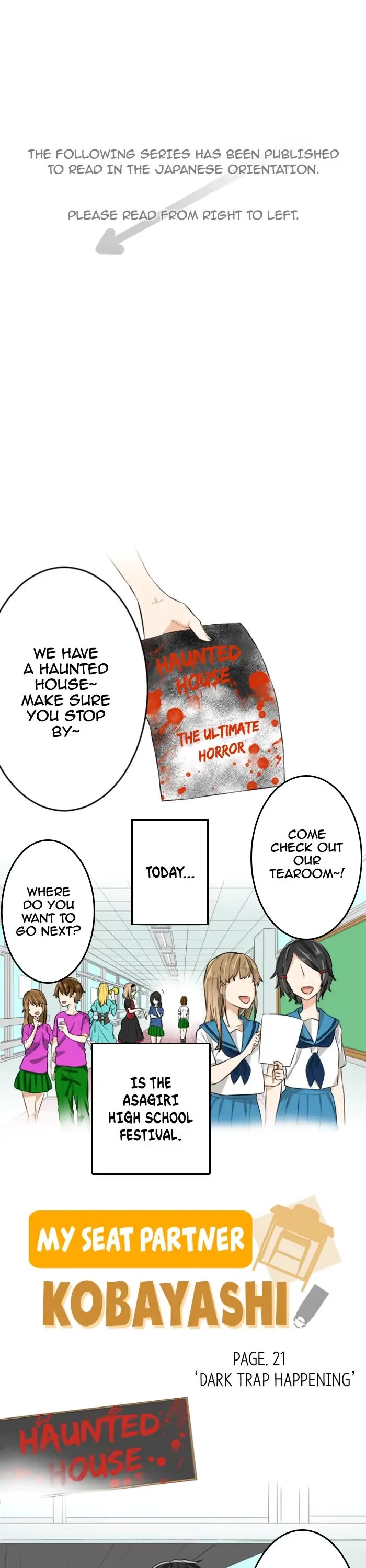 Tonari no Seki no Kobayashi-san Chapter 21 page 1 - Chapter 21