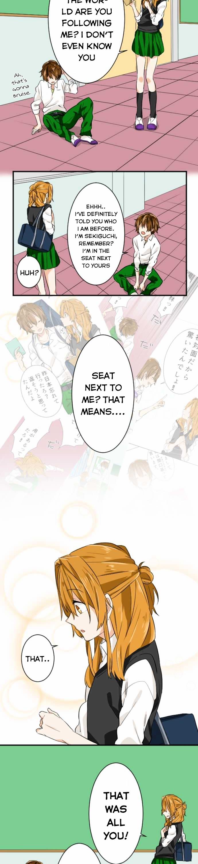 Tonari no Seki no Kobayashi-san Chapter 4 page 3 - Chapter 4 : Page 4. Because I Want to See Your Smile