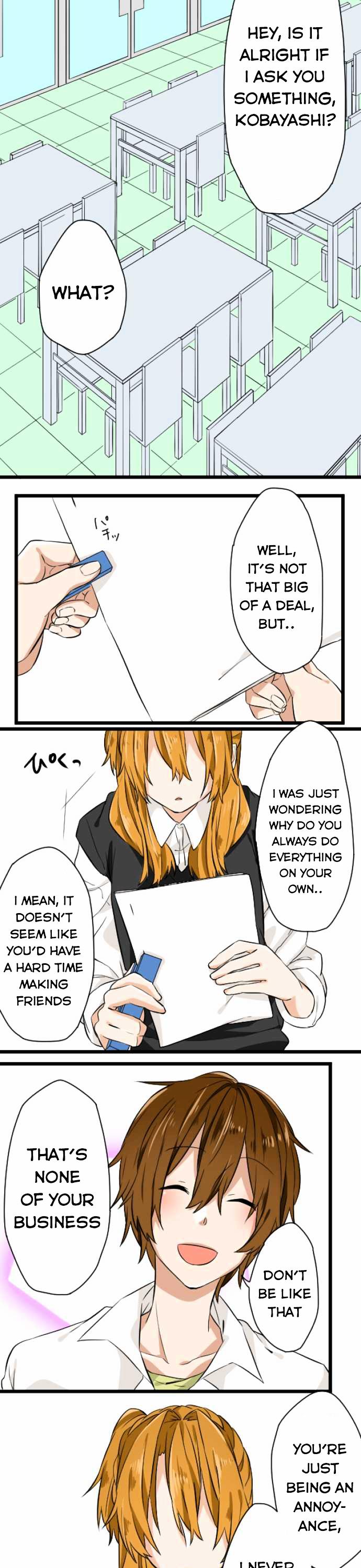 Tonari no Seki no Kobayashi-san Chapter 5 page 4 - Chapter 5 : Page 5. Friendship