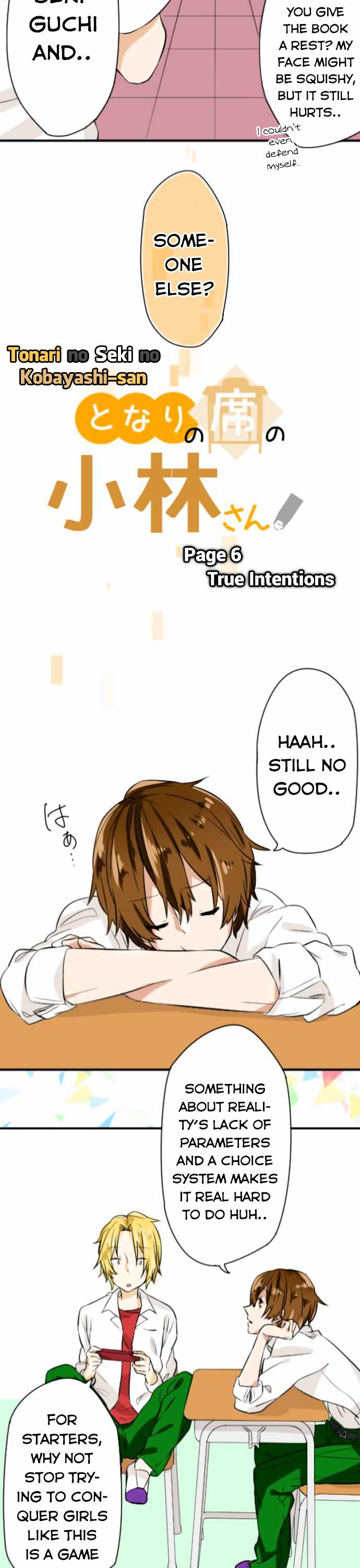 Tonari no Seki no Kobayashi-san Chapter 6 page 3 - Chapter 6 : Page 6. True Intentions