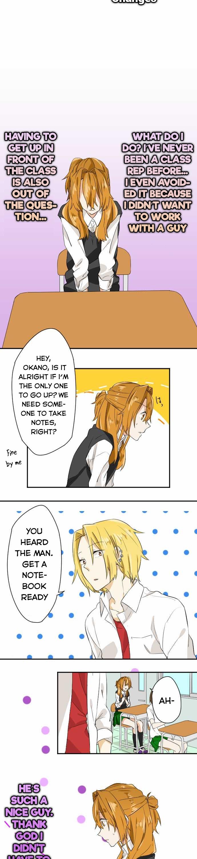Tonari no Seki no Kobayashi-san Chapter 7 page 3 - Chapter 7 : Page 7. Changes