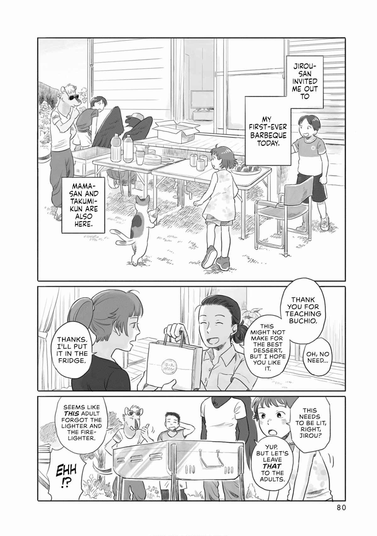 Tonari no Youkai-san Chapter 13 page 2 - Chapter 13: A Nekomata Barbeque