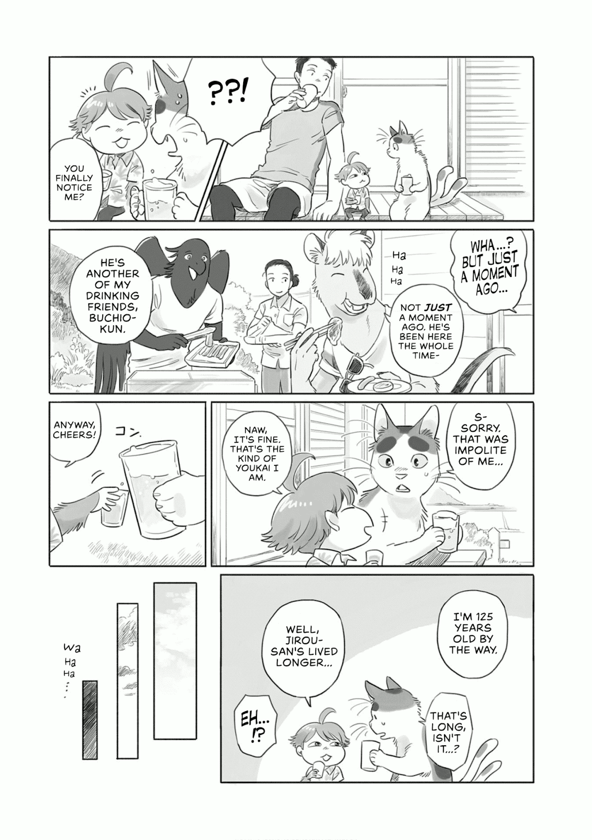 Tonari no Youkai-san Chapter 13 page 5 - Chapter 13: A Nekomata Barbeque