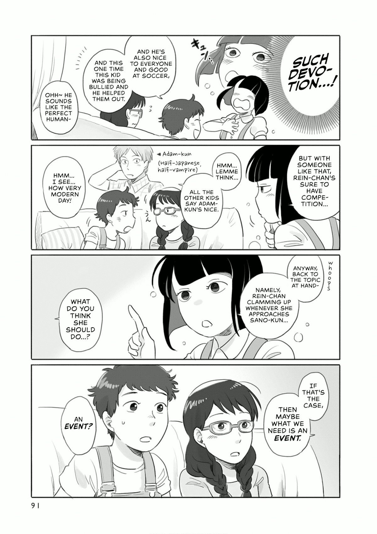 Tonari no Youkai-san Chapter 14 page 5 - Chapter 14: Children's Counseling Center