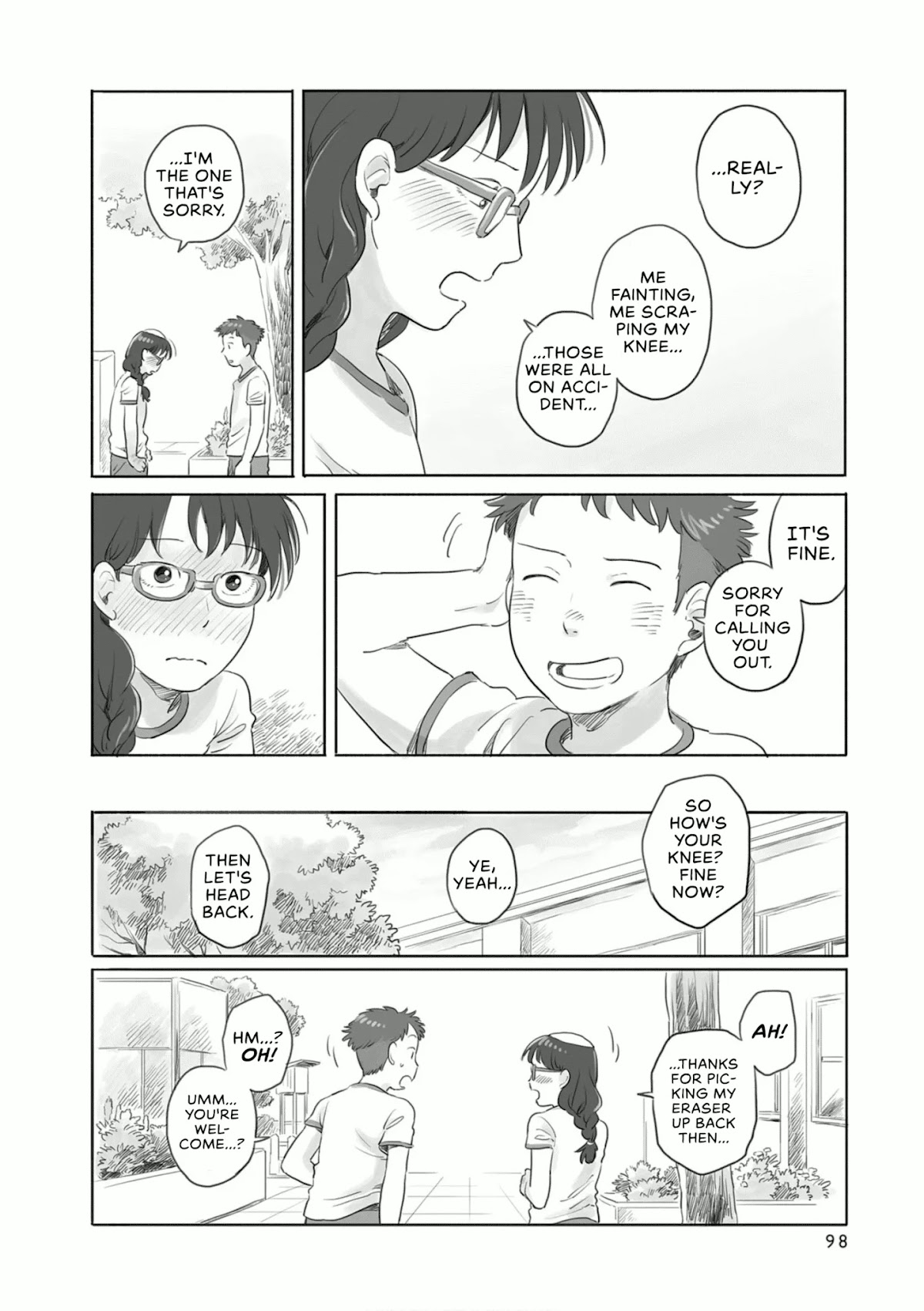 Tonari no Youkai-san Chapter 15 page 6 - Chapter 15: Relay Practice