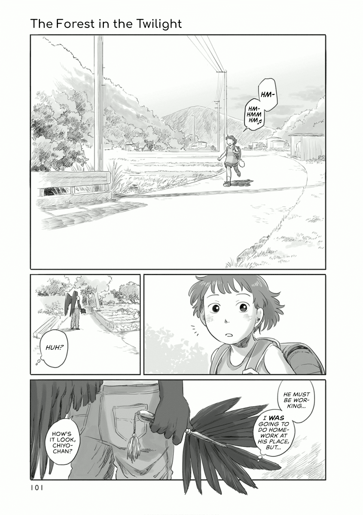 Tonari no Youkai-san Chapter 16 page 1 - Chapter 16: The Forest in the Twilight