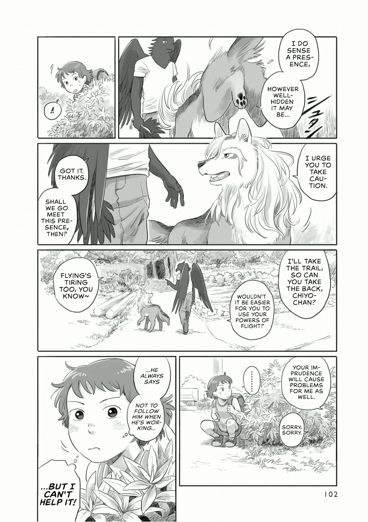 Tonari no Youkai-san Chapter 16 page 2 - Chapter 16: The Forest in the Twilight