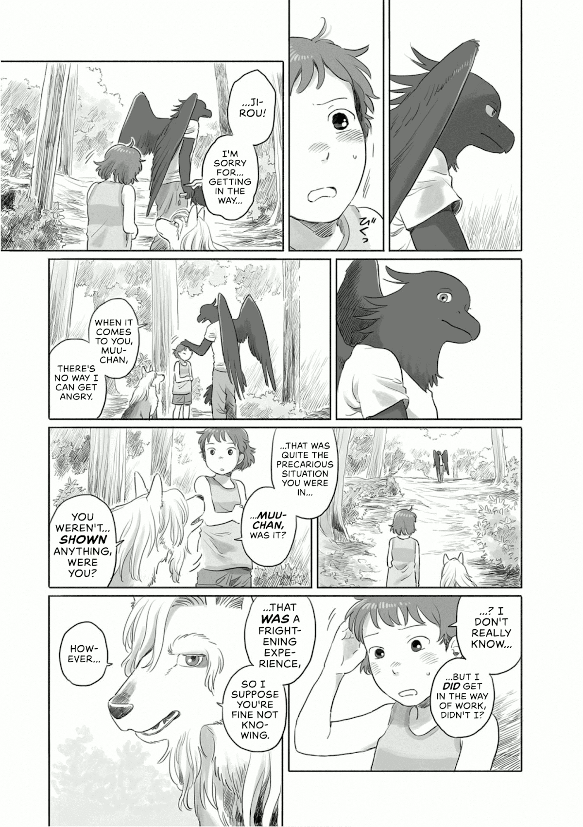 Tonari no Youkai-san Chapter 16 page 7 - Chapter 16: The Forest in the Twilight