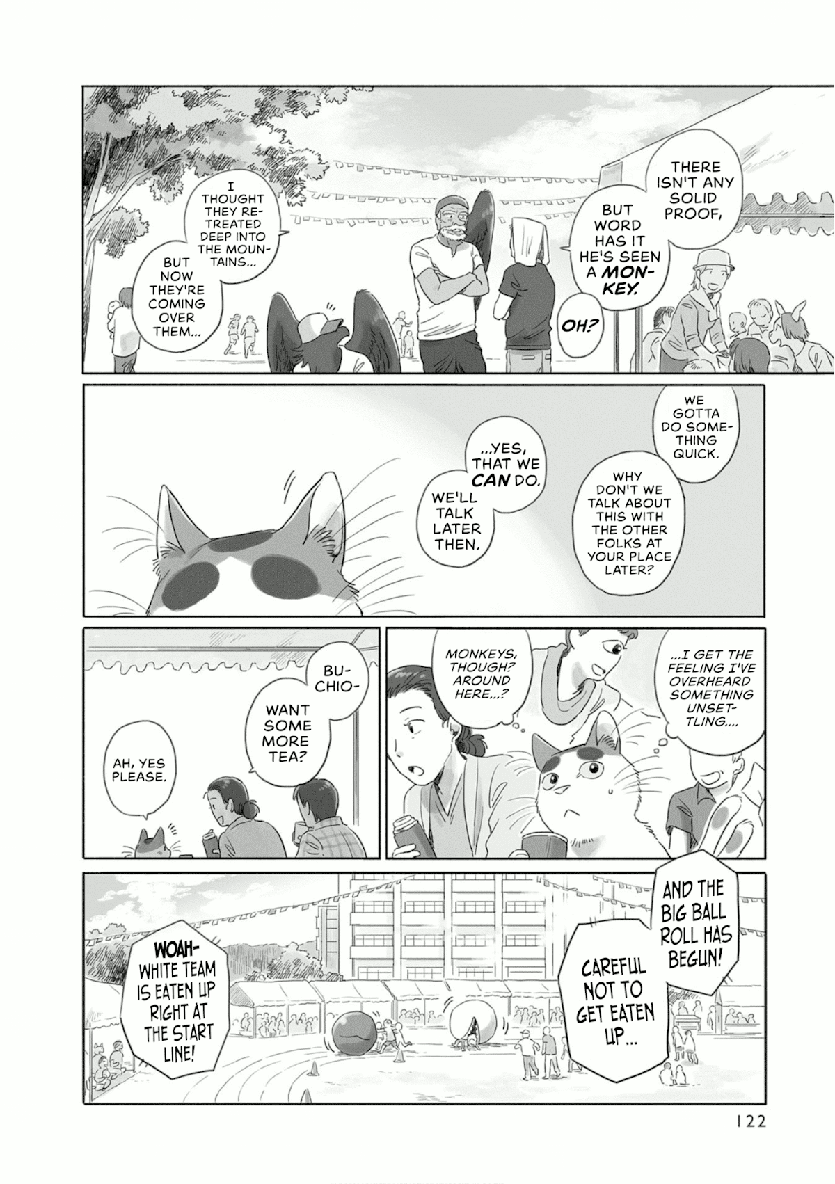Tonari no Youkai-san Chapter 18 page 8 - Chapter 18: The Fuchigamori Elementary Sports Festival, Morning