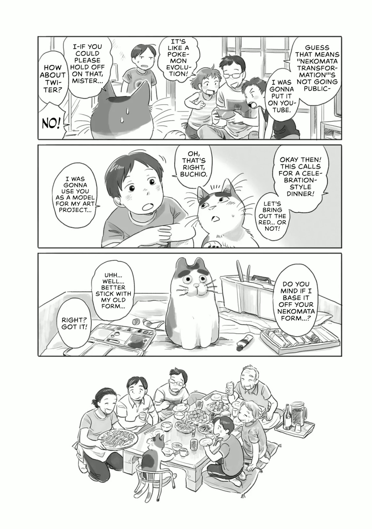 Tonari no Youkai-san Chapter 2 page 4 - Chapter 2: A Nekomata's Evolution