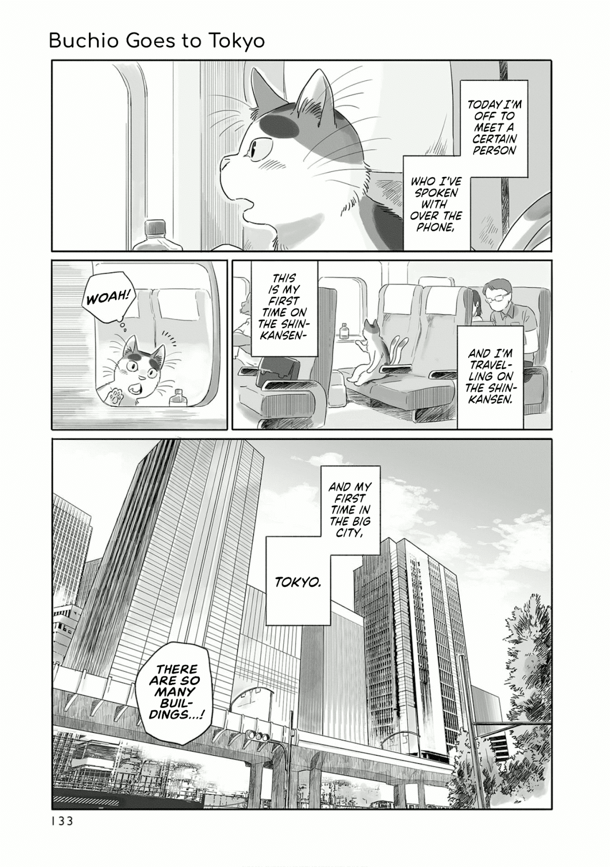 Tonari no Youkai-san Chapter 20 page 1 - Chapter 20: Buchio Goes to Tokyo
