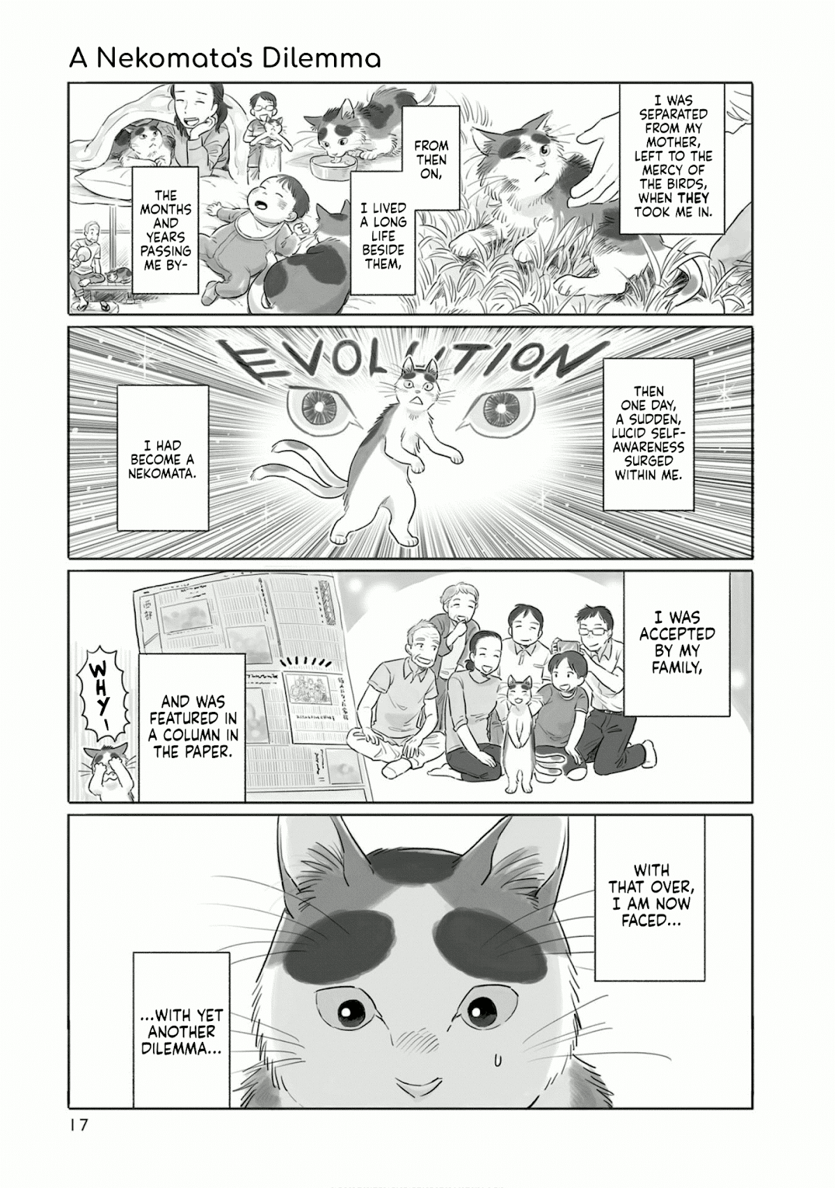 Tonari no Youkai-san Chapter 3 page 1 - Chapter 3: A Nekomata's Dilemma