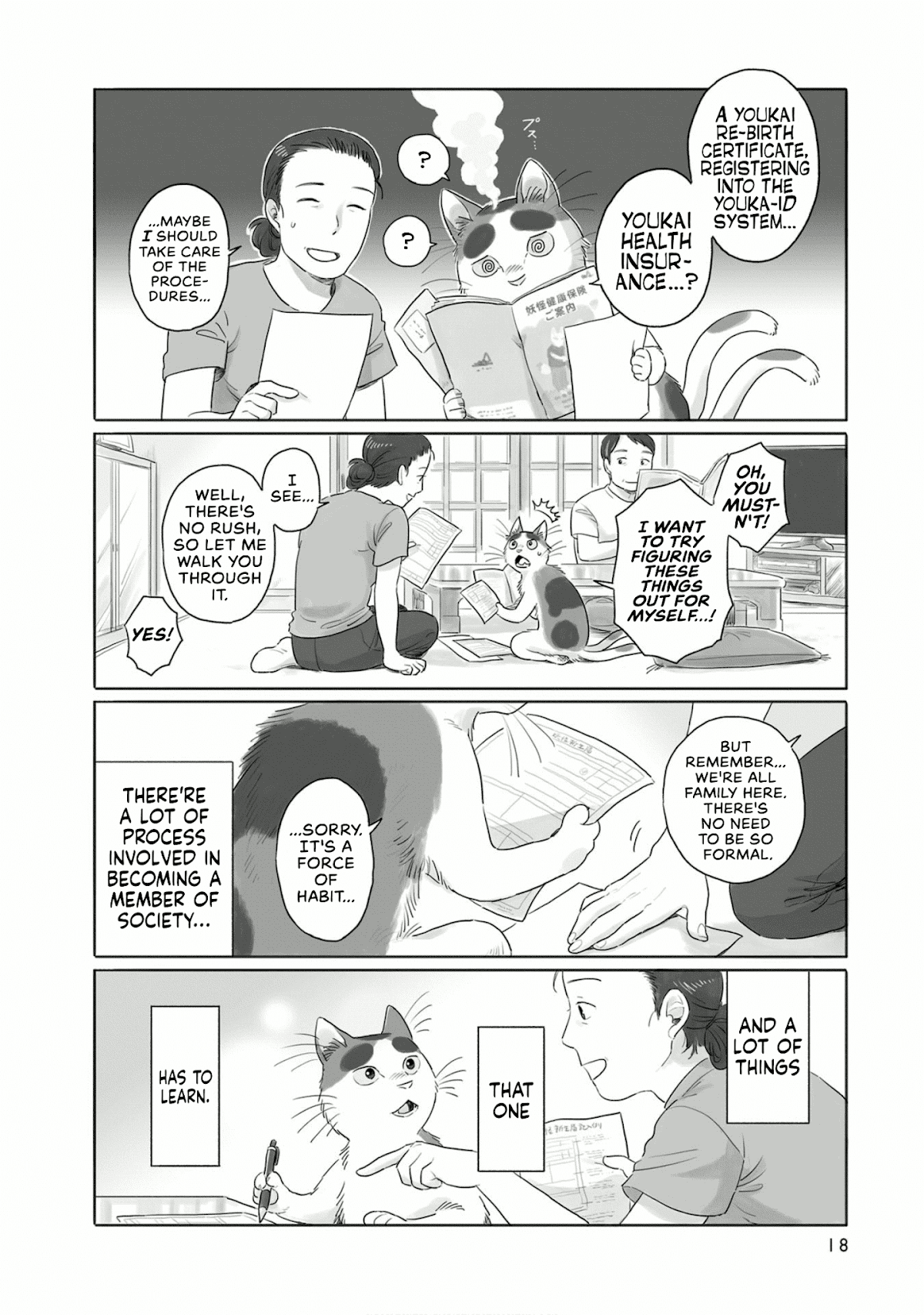 Tonari no Youkai-san Chapter 3 page 2 - Chapter 3: A Nekomata's Dilemma