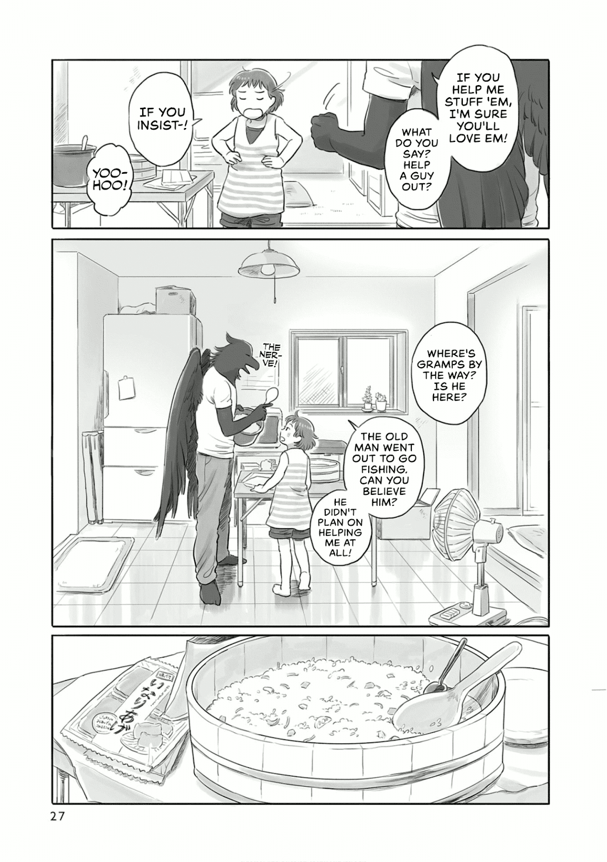 Tonari no Youkai-san Chapter 5 page 3 - Chapter 5: Gods and Inarizushi