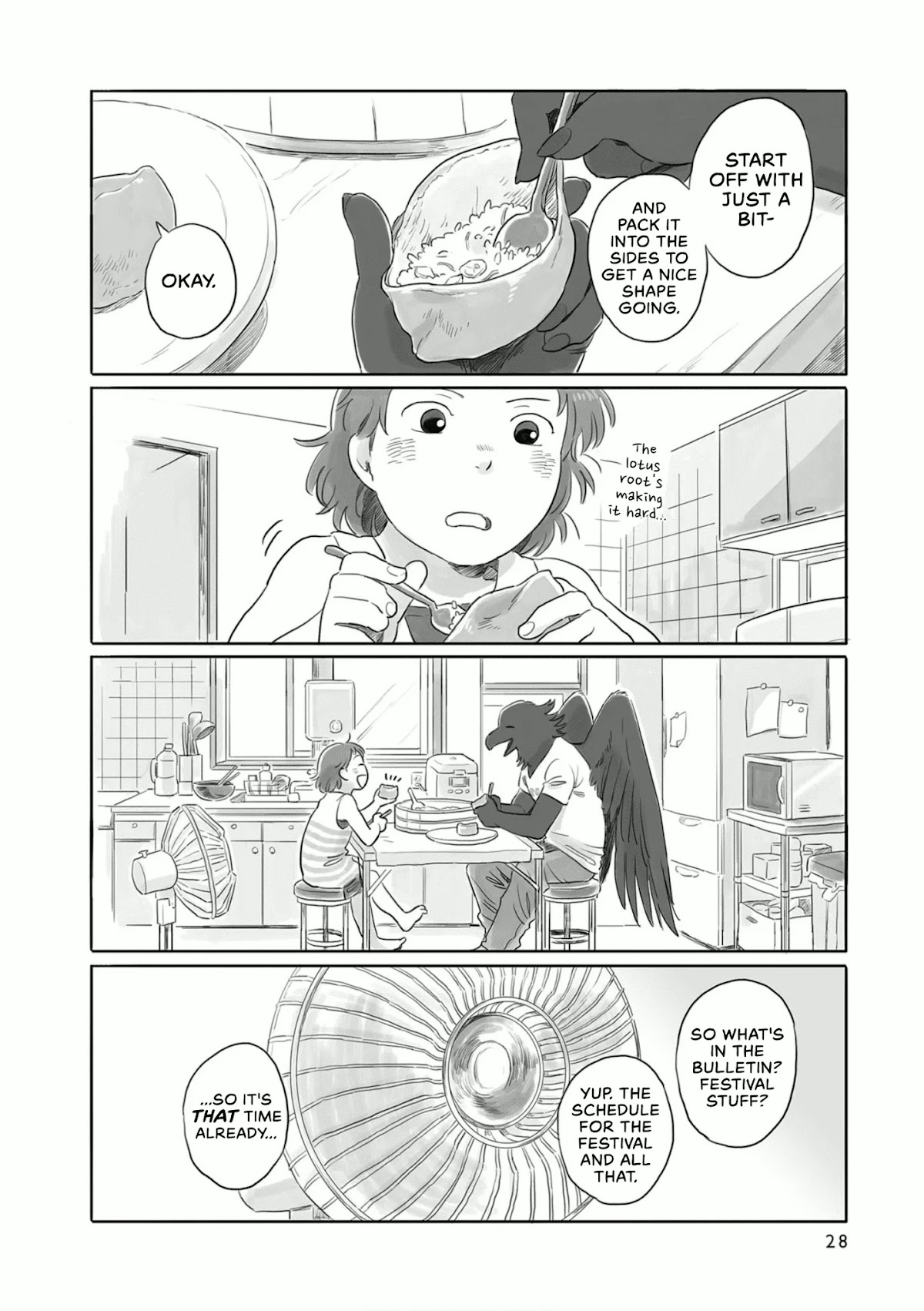 Tonari no Youkai-san Chapter 5 page 4 - Chapter 5: Gods and Inarizushi