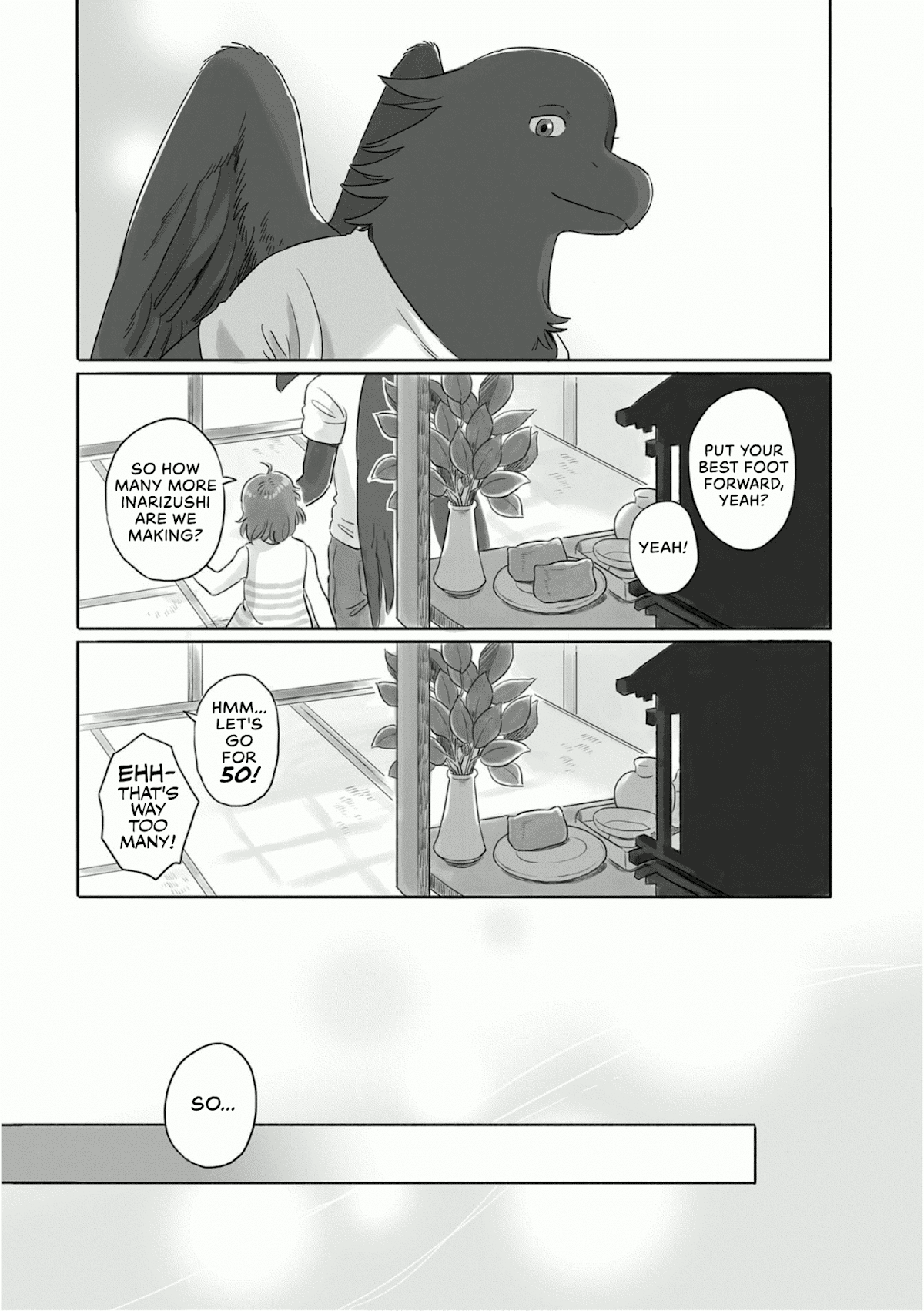 Tonari no Youkai-san Chapter 5 page 7 - Chapter 5: Gods and Inarizushi