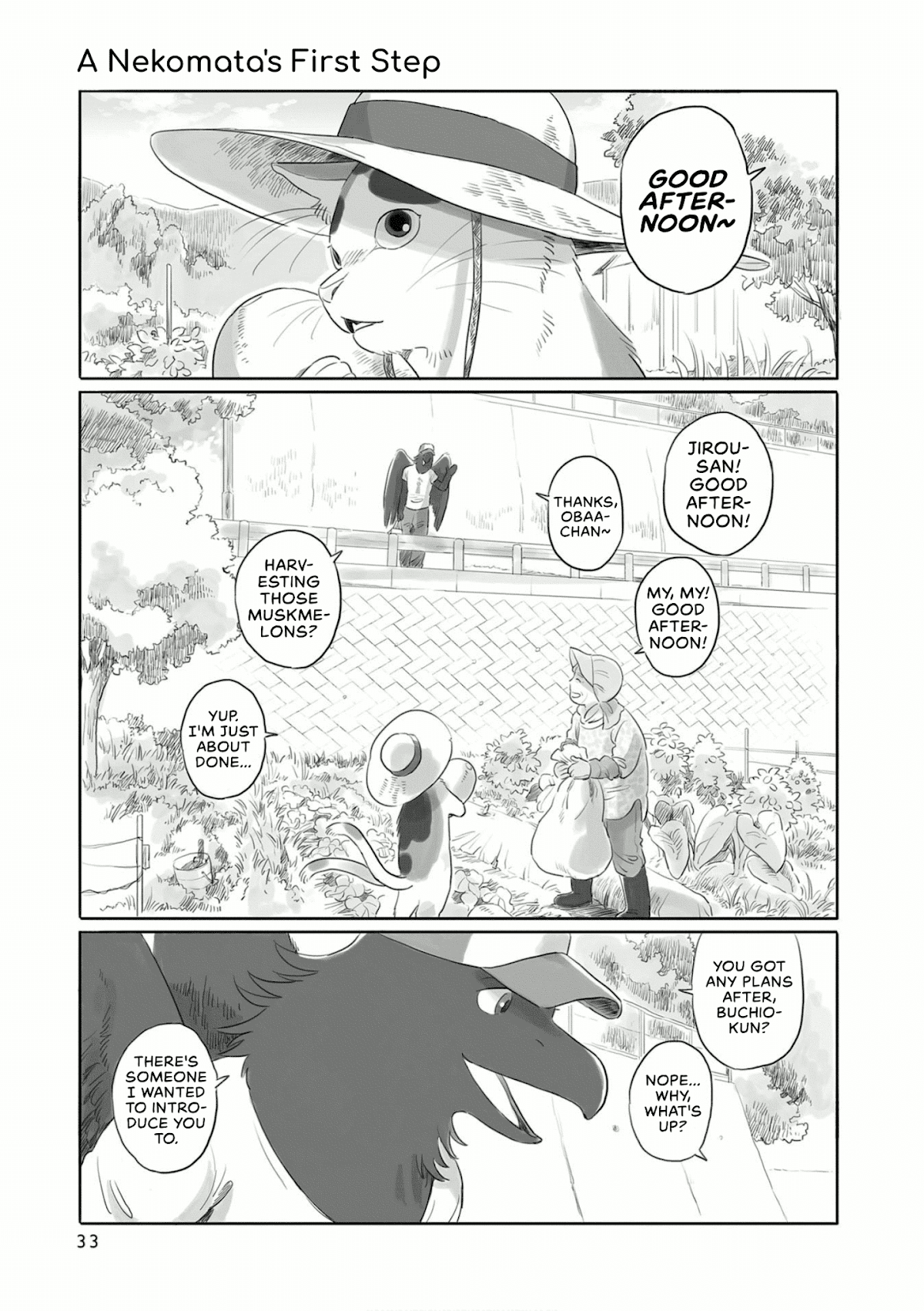 Tonari no Youkai-san Chapter 6 page 1 - Chapter 6: A Nekomata's First Step