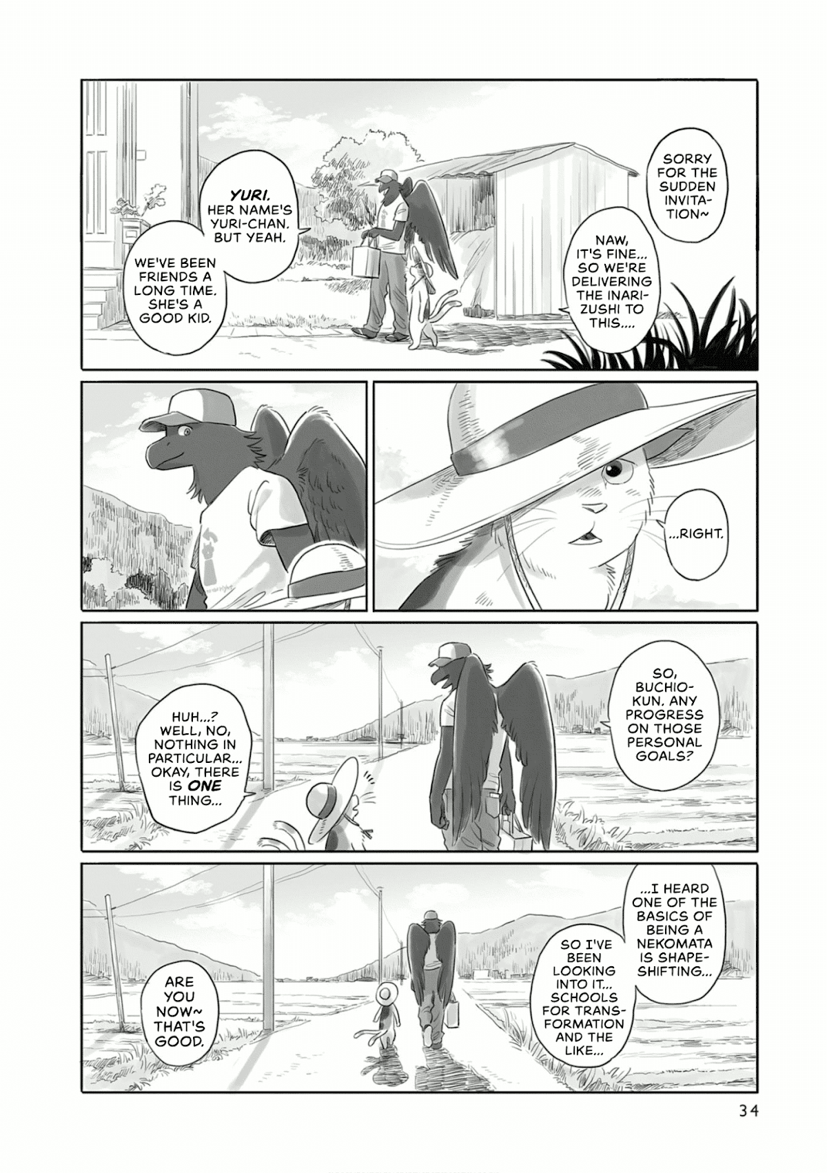 Tonari no Youkai-san Chapter 6 page 2 - Chapter 6: A Nekomata's First Step