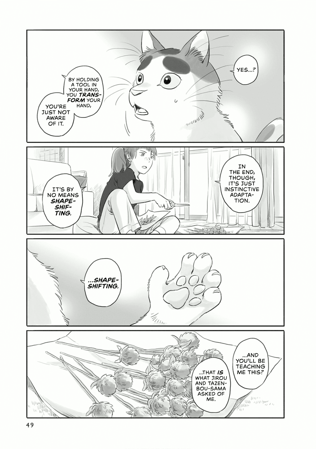 Tonari no Youkai-san Chapter 8 page 3 - Chapter 8: A Nekomata's Lesson