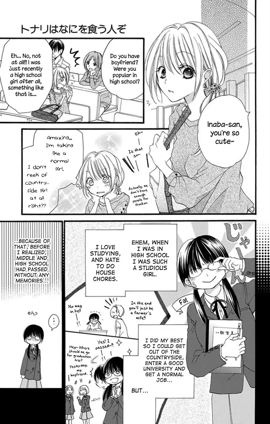 Tonari wa Nani o Kuu Hito zo Chapter 0 page 7 - Chapter 0: Recipe 0