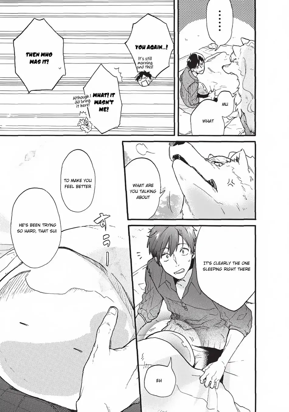 Tondemo Skill de Isekai Hourou Meshi: Sui no Daibouken Chapter 1 page 20 - Chapter 1: The Man Dragged into Another World, Fenrir, and the Slime