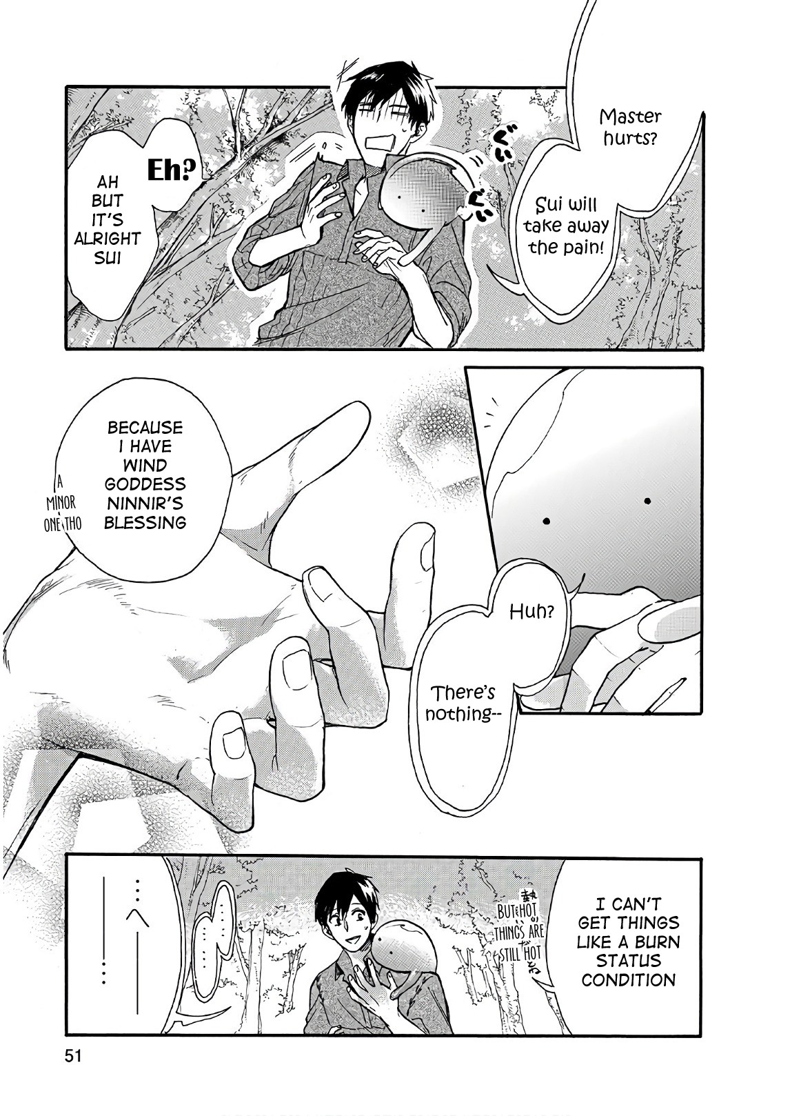 Tondemo Skill de Isekai Hourou Meshi: Sui no Daibouken Chapter 3 page 9 - Chapter 3: Small Scatches and Sui's Special Potion