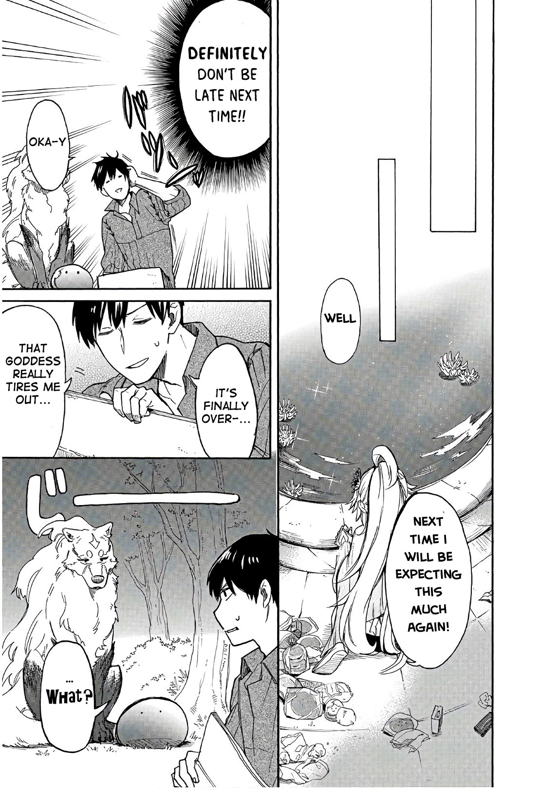 Tondemo Skill de Isekai Hourou Meshi: Sui no Daibouken Chapter 7 page 9 - Chapter 7: Goddess and Sweets Struggle