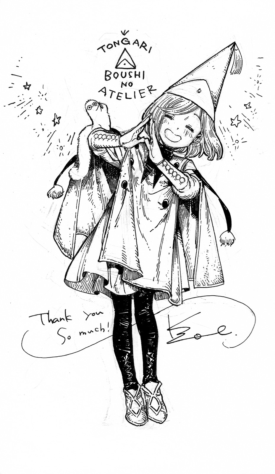 Tongari Booshi no Atorie Chapter 35.6 page 13 - Chapter 35.6: Special Edition Artbook