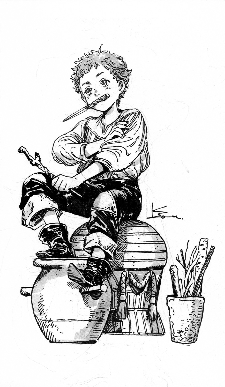 Tongari Booshi no Atorie Chapter 35.6 page 20 - Chapter 35.6: Special Edition Artbook