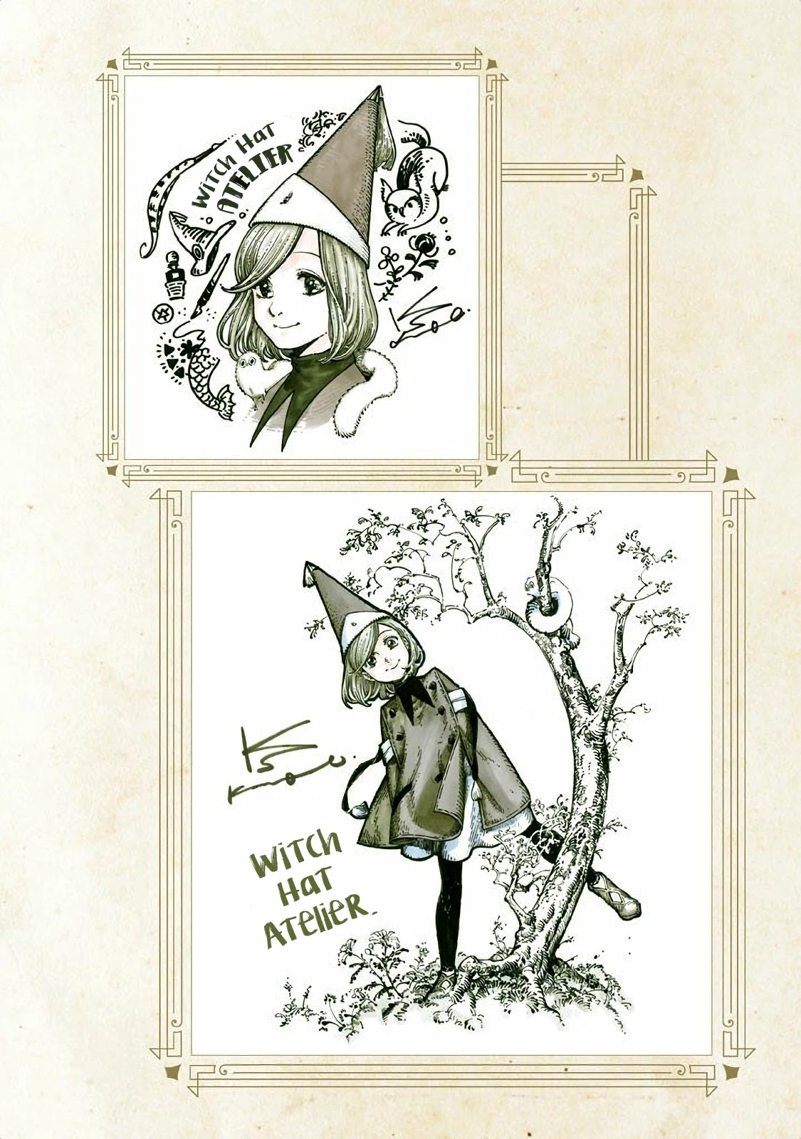 Tongari Booshi no Atorie Chapter 40.6 page 14 - Chapter 40.6: Special Edition Concept Art Artbook