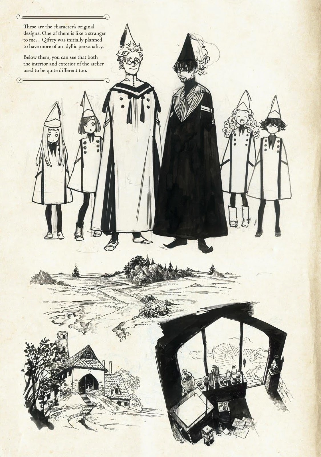 Tongari Booshi no Atorie Chapter 40.6 page 23 - Chapter 40.6: Special Edition Concept Art Artbook