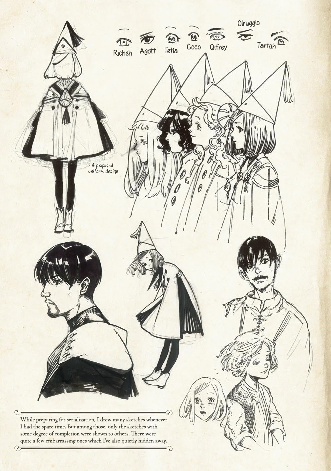 Tongari Booshi no Atorie Chapter 40.6 page 28 - Chapter 40.6: Special Edition Concept Art Artbook