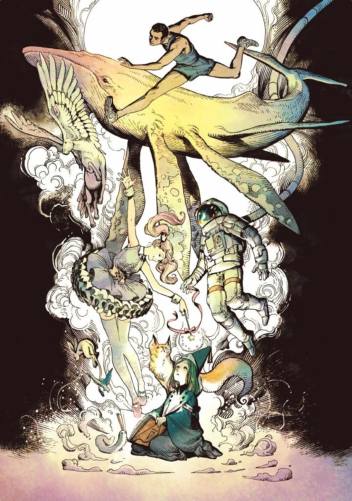 Tongari Booshi no Atorie Chapter 40.6 page 6 - Chapter 40.6: Special Edition Concept Art Artbook