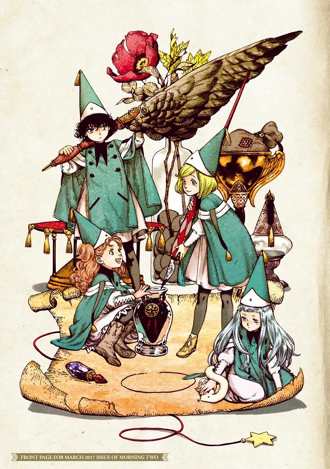 Tongari Booshi no Atorie Chapter 40.6 page 9 - Chapter 40.6: Special Edition Concept Art Artbook