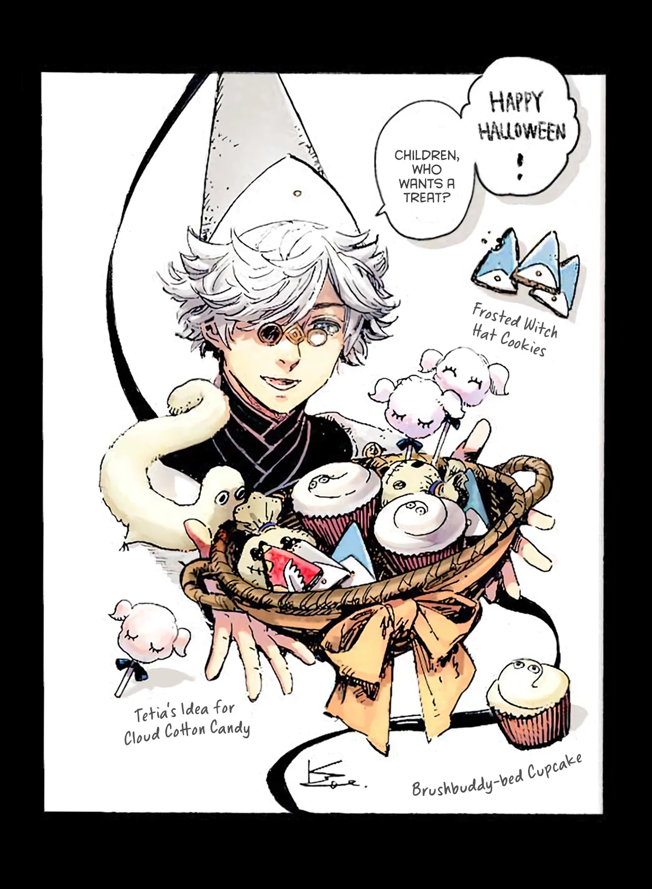Tongari Booshi no Atorie Chapter 41.9 page 13 - Chapter 41.9: Special Bonus Mini Art Batch -- Halloween