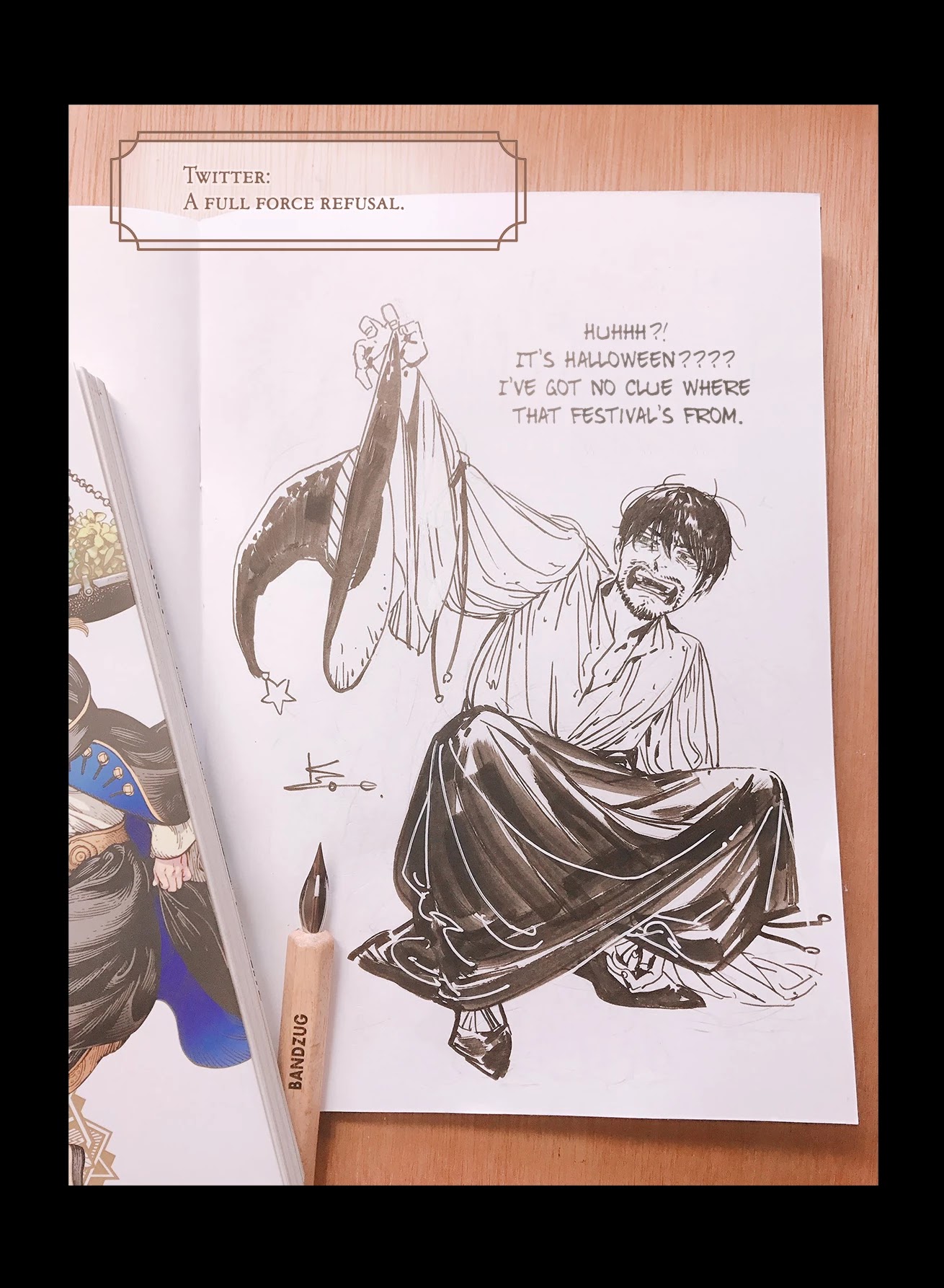 Tongari Booshi no Atorie Chapter 41.9 page 8 - Chapter 41.9: Special Bonus Mini Art Batch -- Halloween